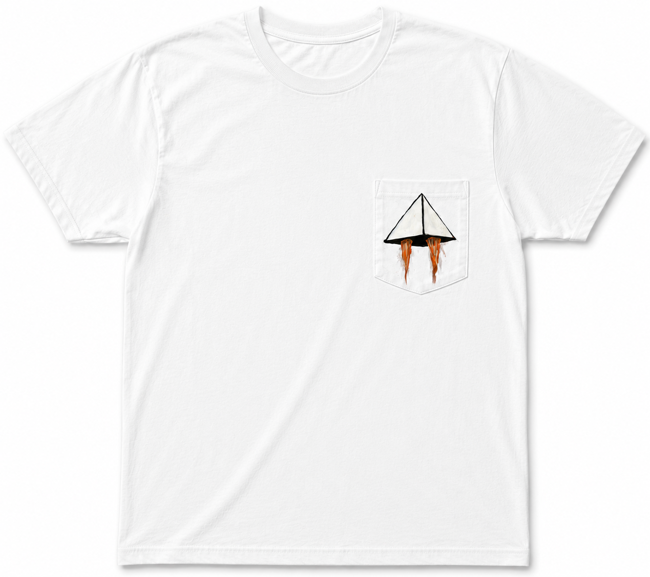 Short Sleeve Pyramid Pocket T Shirt