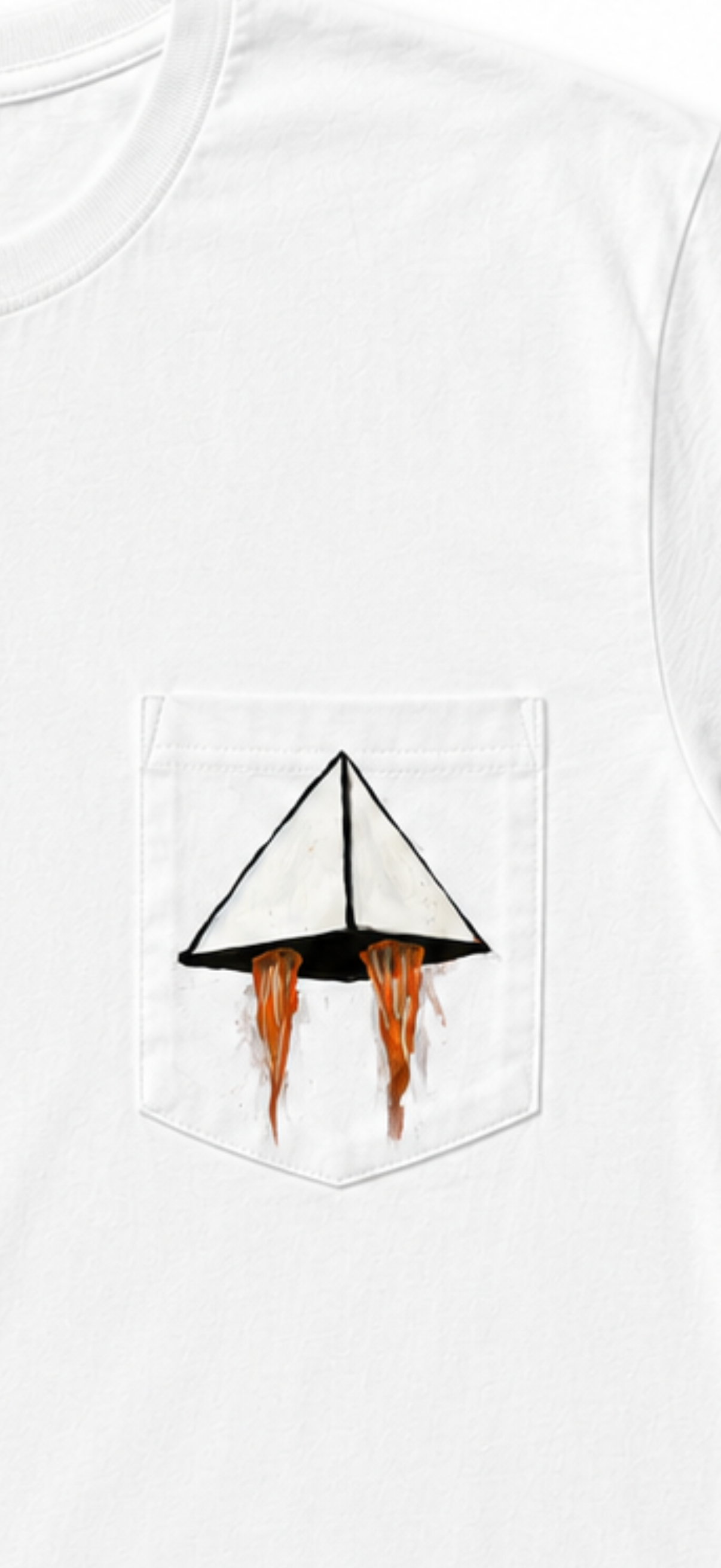 Short Sleeve Pyramid Pocket T Shirt