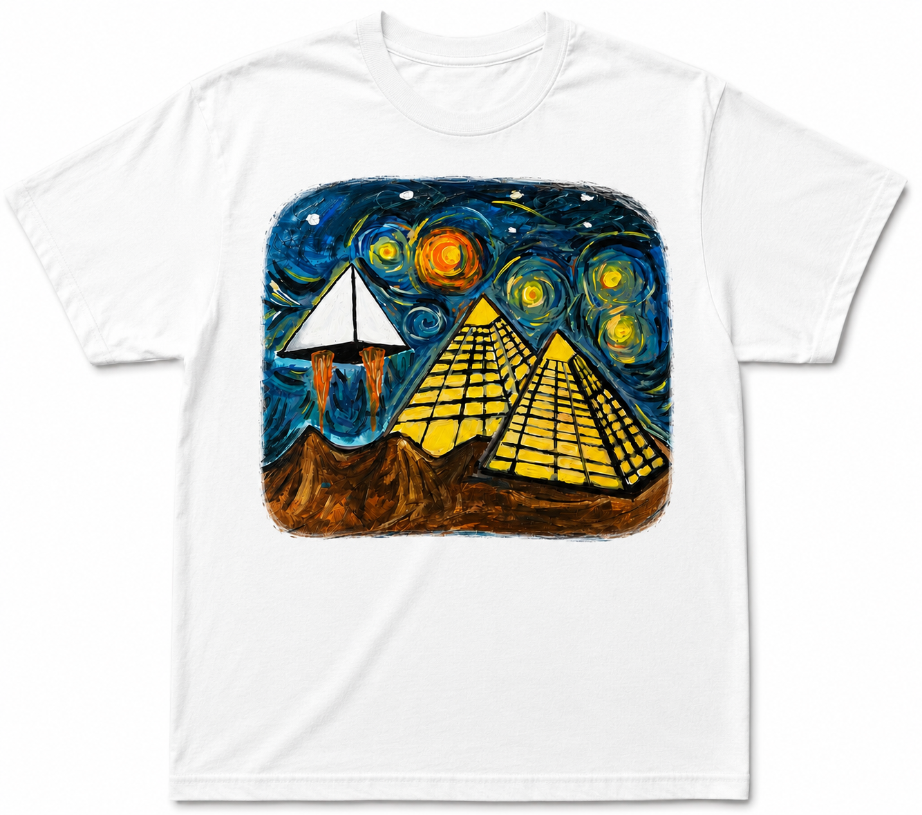 Graphic Tee Trippy Ezekiel Space Ships Sci Fi